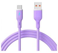 Akyga Câble USB USB-A mâle, USB-C® mâle 1 m violet AK-USB-65