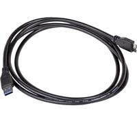 Akyga Câble USB USB-A mâle, USB-Micro-B 3.0 mâle 1.80 m noir AK-USB-13