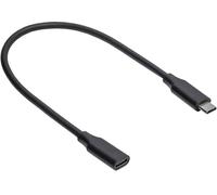 Akyga Câble USB USB-C® mâle, USB-C® femelle 0.30 m noir AK-USB-32