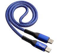 Akyga Câble USB USB-C® mâle, USB-C® mâle 0.50 m bleu AK-USB-36