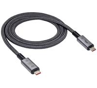 Akyga Câble USB USB-C® mâle, USB-C® mâle 1.00 m gris AK-USB-45