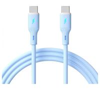 Akyga Câble USB USB-C® mâle, USB-C® mâle 1 m bleu AK-USB-68