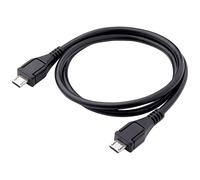 Akyga Câble USB USB-Micro-B mâle, USB-Micro-B mâle 0.60 m noir AK-USB-17