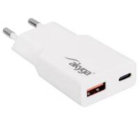 Akyga Chargeur USB 30 W USB-C®, USB-A blanc