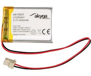 Akyga LP293441 Pack de piles rechargeables x batterie spéciale LiPo 3.7 V 400 mAh