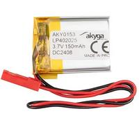 Akyga LP402025 Pack de piles rechargeables x batterie spéciale LiPo 3.7 V 150 mAh