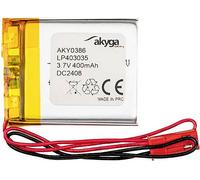 Akyga LP403035 Pack de piles rechargeables x batterie spéciale LiPo 3.7 V 400 mAh