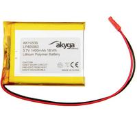Akyga LP405063 Pack de piles rechargeables x batterie spéciale LiPo 3.7 V 1400 mAh