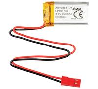 Akyga LP601730 Pack de piles rechargeables x batterie spéciale LiPo 3.7 V 250