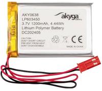 Akyga LP603450 Pack de piles rechargeables x batterie spéciale LiPo 3.7 V 1200 mAh