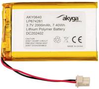 Akyga LP674261 Pack de piles rechargeables x batterie spéciale LiPo 3.7 V 2000 mAh