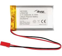Akyga LP903759 Pack de piles rechargeables x batterie spéciale LiPo 3.7 V 2200 mAh