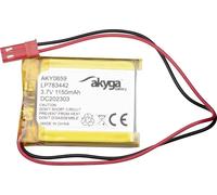 Akyga Pack de batterie (LiPo) 3.7 V 1150 mAh JST