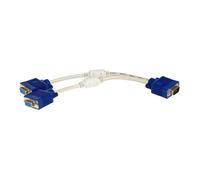 Akyga Adaptateur VGA AK-AD-20 Y mâle vers 2x femelle Bleu