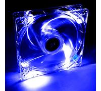 Akyga Ventilateur Boitier 4 LED 120mm pour PC Molex 12V Bleu AW-12A-BL