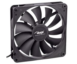 Akyga Ventilateur système AW-14A-BK 140 mm noir Molex + 3 broches