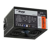 Akyga ak-certifié u4?350 bloc dalimentation 350 w, ventilateur 120 mm silencieux, 80 plus bronze noir ak-u4-350