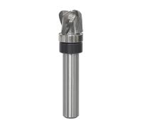 AKYLIN Fraise à gorge creuse 8 mm avec tige et plateau - Diamètre de coupe : 12 mm - Rayon (R) 3 mm - Fraise ronde en métal dur - Pour le travail du bois