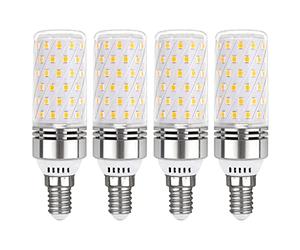 Akynite Ampoule E14 Mais LED 12W Blanc Neutre 4000K, 1450LM, Équivalent Halogène E14 100W, 360° Lumiere, AC 220V, Ampoule E14 LED Mais Neutre pour Lampe Plafonnier, non-dimmable, lot de 4