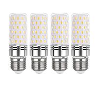 Akynite Ampoule E27 Mais LED 12W Blanc Chaud 3000K, 1450LM, 360° Lumière, Équivalent Halogène E27 100 Watt, AC 230V, Non-dimmable, Lampe LED E27 Mais Chaud pour Plafonnier, lot de 4