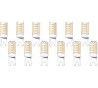 Akynite Ampoule G9 LED 4W Blanc Neutre 4000K, 400LM, Équivalent Halogène G9 40W 33W, 360 Degrés, AC 220-240V, LED Lampe Neutre pour Lumière Miroir, Lampe de Table, Non-dimmable, lot de 12