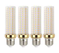 Akynite Ampoule LED Blanc Froid 6000K 2000lm, 88 LEDs, Équivalent à Lampe Halogène E27 150W, Lot de 4 pour Garage/Studio