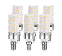 Akynite Ampoule LED E14 12W Blanc Neutre 4000K 1450LM, 84 LEDs, Équivalent Lampe Halogène E14 100W, AC 220V, Ampoule LED Mais E14 Neutre pour Plafonnier, non-dimmable, lot de 6