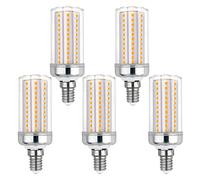 Akynite Ampoule LED E14 16W Blanc Froid 6000K, 2000 lumens, Equivalent à E14 150W 120W, 360 degrés, AC 220V, non dimmable, Ampoule Mais LED E14 Froid pour Plafonnier, lot de 5