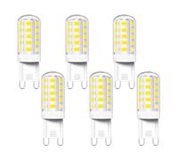 Akynite Ampoule LED G9 4W Blanc Froid 6000K, 400LM, Équivalent Halogène G9 40W 33W, Non-dimmable, AC 220-240V, G 9 LED Lampe pour Lustre, Applique Murale d'intérieur, lot de 6