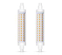 Akynite Ampoule R7S LED 118mm 15W Blanc Chaud 3000K, 1540lm, Équivalent à Lampe Crayon Halogène J118 R7S 100W-120W, AC 220V, R7S 118mm LED Lampe non-dimmable, lot de 2