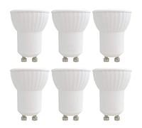 Akynite Mini GU10 3W 230V LED Blanc Froid 6000K, 45° 300LM, 35mm GU10 35W Halogène Équivalent, non-dimmable, Ampoule Spot LED GU10 Mini 220V pour Salle de Bain Cuisine, lot de 6