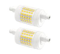 Akynite R7S 78mm Dimmable 15W Blanc Froid 6000K, 1500LM, Équivalent à Lampe Halogène Crayon 100W, AC 220V, LED en Céramique pour Studio, lot de 2