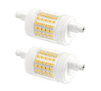 Akynite R7S 78mm Dimmable 15W Blanc Neutre 4000K 1500LM, Équivalent à Halogène Crayon R7S 78mm 120W-150W, AC 230V, R7S 78mm LED Dimmable en Céramique pour Plafonnier/Lampadaire, lot de 2