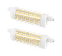 Akynite R7S LED 118 mm Dimmable 20W Blanc Froid 6000K 2500lm, Équivalent à Lampe Crayon Halogène J118 R7S 150W 200W, AC 220V Céramique Ampoule 118mm LED Dimmable pour Studio/Salon, lot de 2