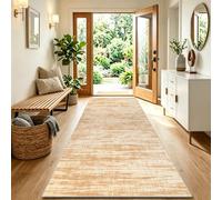 Akyzesou Tapis de Couloir 100 x 400 cm Tapis Cuisine Devant Evier | Tapis de Passage Lavable en Machine Antidérapant Absorbant pour Entrée Salon Buanderie Salle à Manger Buanderie Chambre
