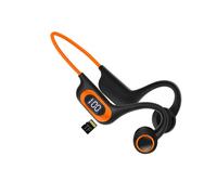 AKZ-G3 haut-parleur à conduction Sophia V5.3 sans fil Bluetooth,téléphone de sauna,crochet d'oreille,conduction d'air,écouteurs de sport,conception d'affichage numérique - Type Coral