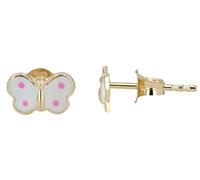 Akzent Boucles d'oreilles étanches en or 333 8 carats pour femme, 100 % étanches et douces pour la peau, 0.5, Or 333