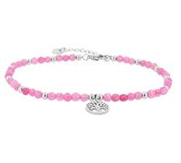 Akzent Bracelet en acier inoxydable avec pendentif arbre de vie pour femme - Longueur : 17,3 cm - Fermoir mousqueton - 100 % étanche et doux pour la peau - Bracelet pour femme, Eine Grösse, Acier