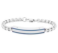 Akzent Bracelet en acier inoxydable bicolore pour femme - Longueur : 20,5 cm - Fermoir mousqueton - 100 % étanche et doux pour la peau - Bracelet pour femme