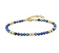 Akzent Bracelet en acier inoxydable pour femme, en argent et or, longueur : 17 cm, fermoir mousqueton, 100 % étanche et doux pour la peau, Eine Grösse, Acier inoxydable