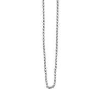 Akzent Chaîne d'ancre en acier inoxydable de 45 cm, couleur argent, avec pendentif, finition élégante - Idéal pour le quotidien et les loisirs