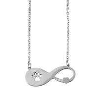 Akzent Chaîne en Acier Inoxydable avec Pendentif 43 + 5 cm