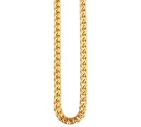 Akzent Chaîne gourmette en Acier Inoxydable pour Femme Doré Longueur 60 cm Épaisseur 4 mm