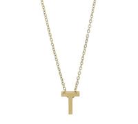 Akzent Chaîne pour femme - Collier de qualité supérieure pour femme avec pendentif en acier inoxydable doré, 100 % étanche et doux pour la peau