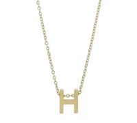 Akzent Chaîne pour femme - Collier de qualité supérieure pour femme avec pendentif en acier inoxydable doré, 100 % étanche et doux pour la peau