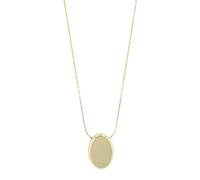 Akzent Chaîne pour femme - Collier de qualité supérieure pour femme avec pendentif en acier inoxydable argenté et doré, 100 % étanche et doux pour la peau, 41.5 cm, Acier inoxydable