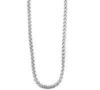 Akzent Chaîne unisexe - Collier unisexe de qualité supérieure en acier inoxydable argenté - 100 % étanche et doux pour la peau, 40, Acier inoxydable