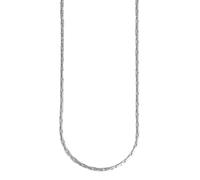 Akzent Chaîne unisexe - Collier unisexe de qualité supérieure en acier inoxydable argenté - 100 % étanche et doux pour la peau