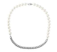 Akzent Chaîne unisexe - Collier unisexe de qualité supérieure en acier inoxydable noir, 100 % étanche et doux pour la peau