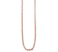 Akzent Chaîne unisexe - Collier unisexe de qualité supérieure en acier inoxydable or rose, 100 % étanche et doux pour la peau, 45 cm, Acier inoxydable